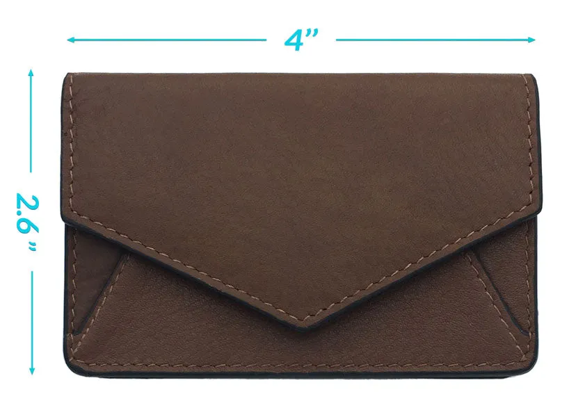 Genuine Leather Personalized RFID Card Holder