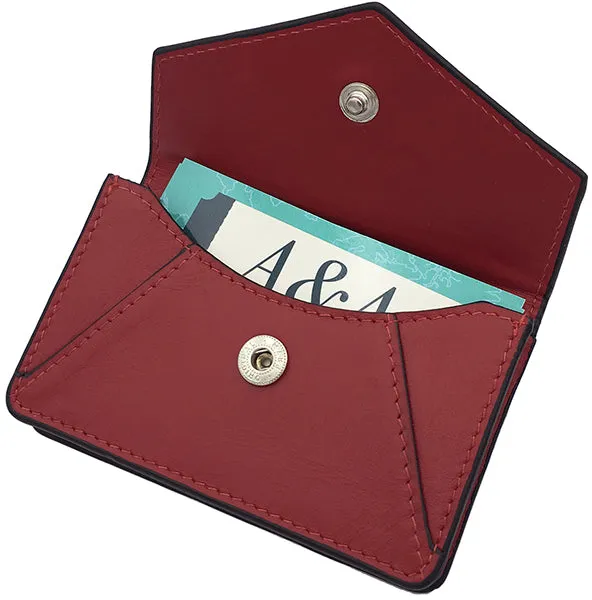 Genuine Leather Personalized RFID Card Holder