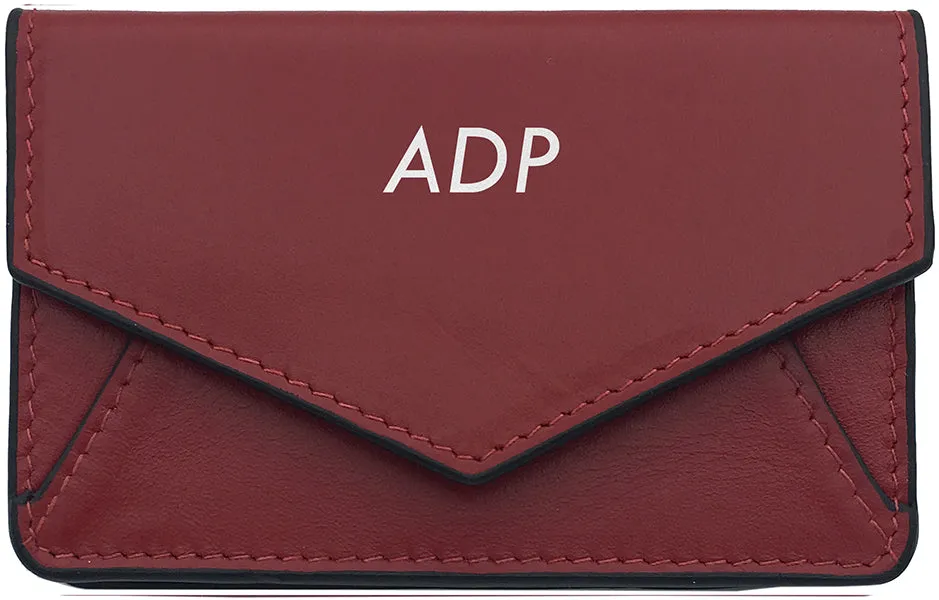 Genuine Leather Personalized RFID Card Holder