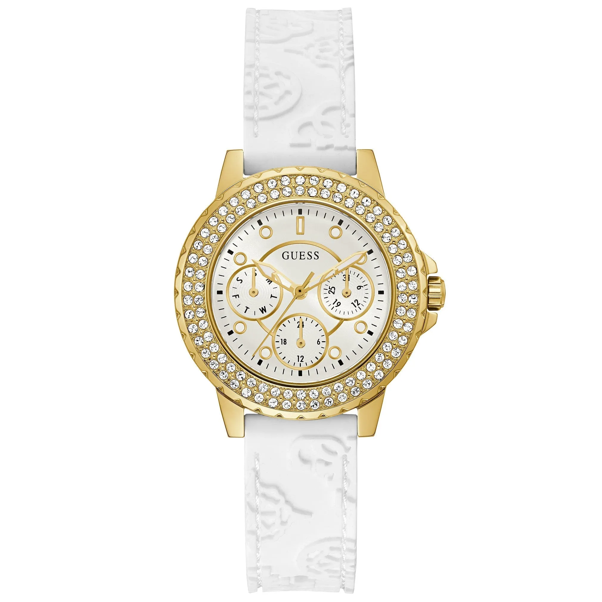 Guess GW0411L1 Ladies Crown Jewel White Watch