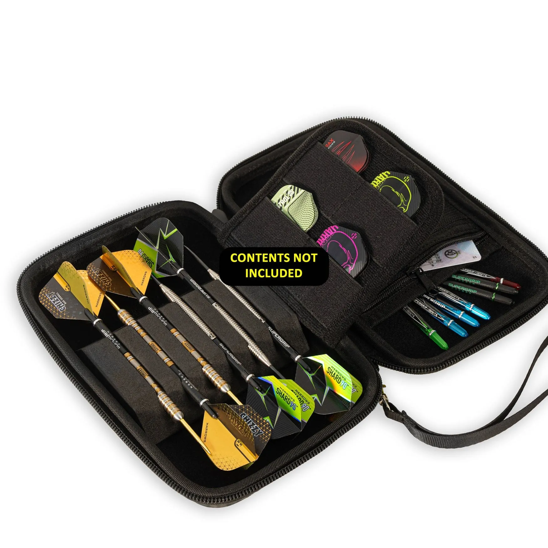 Harrows Luke Woodhouse Pro 6 Dart Case - Strong EVA Dart Wallet - Woody