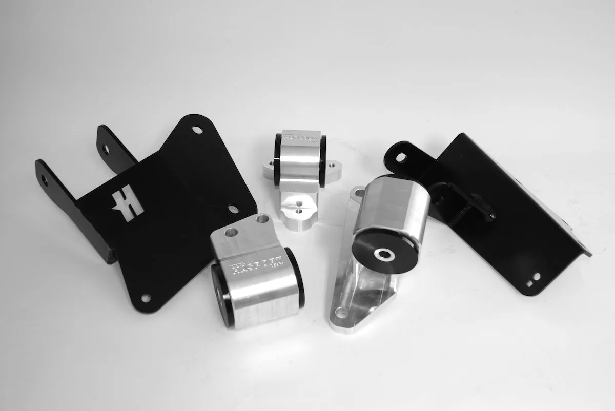 Hasport Engine Mount Kit for K-Series K20/K24 with RSX/EP3 Transmission and Subframe - 01-05 Civic (non-Si) - Most Extreme (U94A) Urethane - ESK3-94A