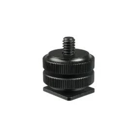 Hot Shoe to 1/4"-20 Male Post Adapter