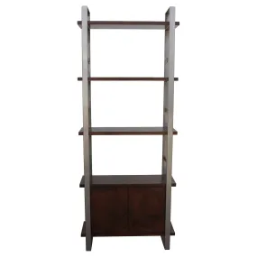 Hoyt Metal and Wood Bookcase