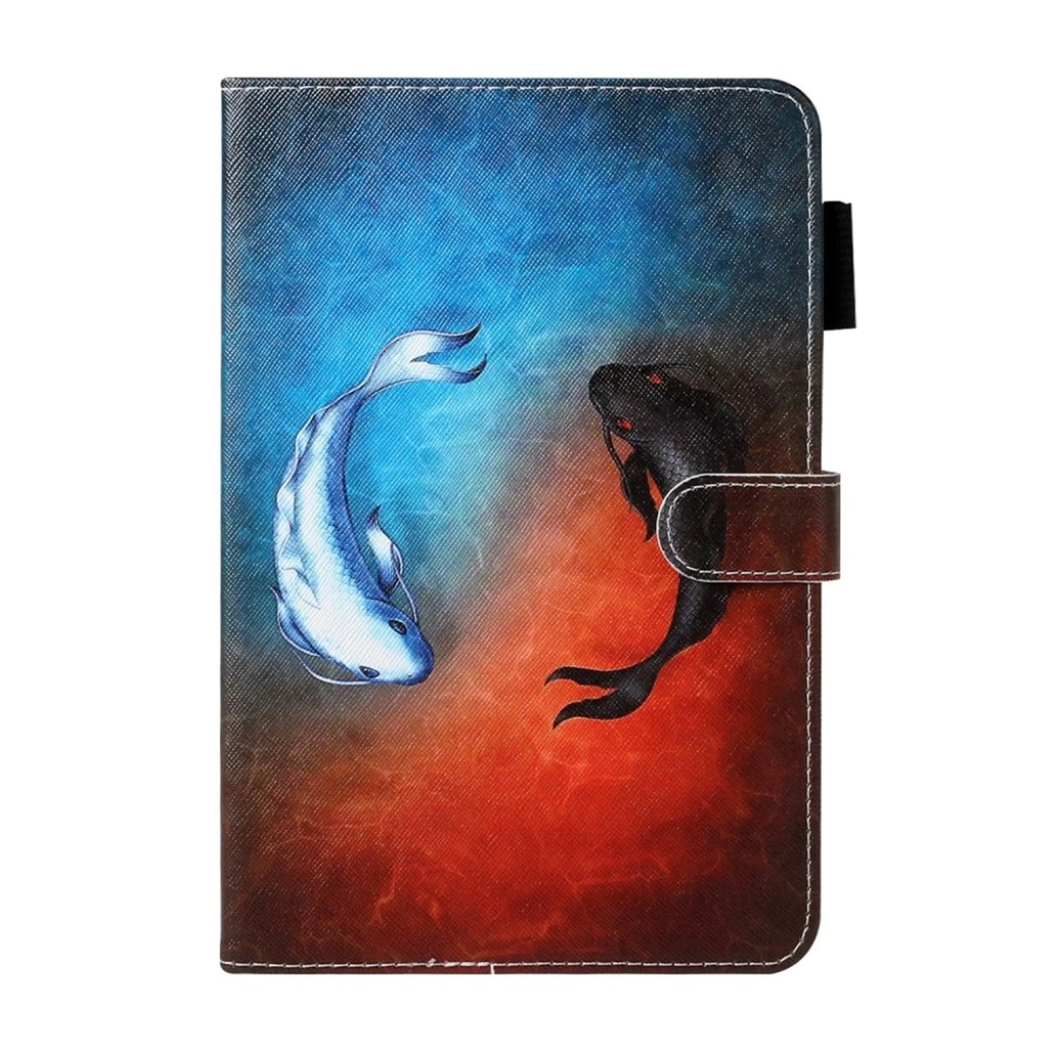 iPad (2018) / (2017) pattern leather flip case - Fish