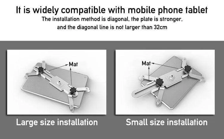 iPad Wall Mount Tablet Holder Universal 7.9-12 inch Tablet Stand 360 Rotation Bracket