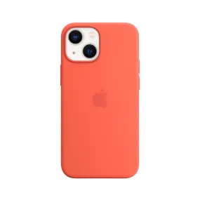 iPhone 13 mini Silicone Case with MagSafe - Nectarine