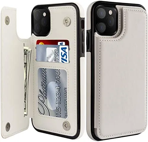 iPhone 14 Pro Max Case Flip Leather Wallet Case