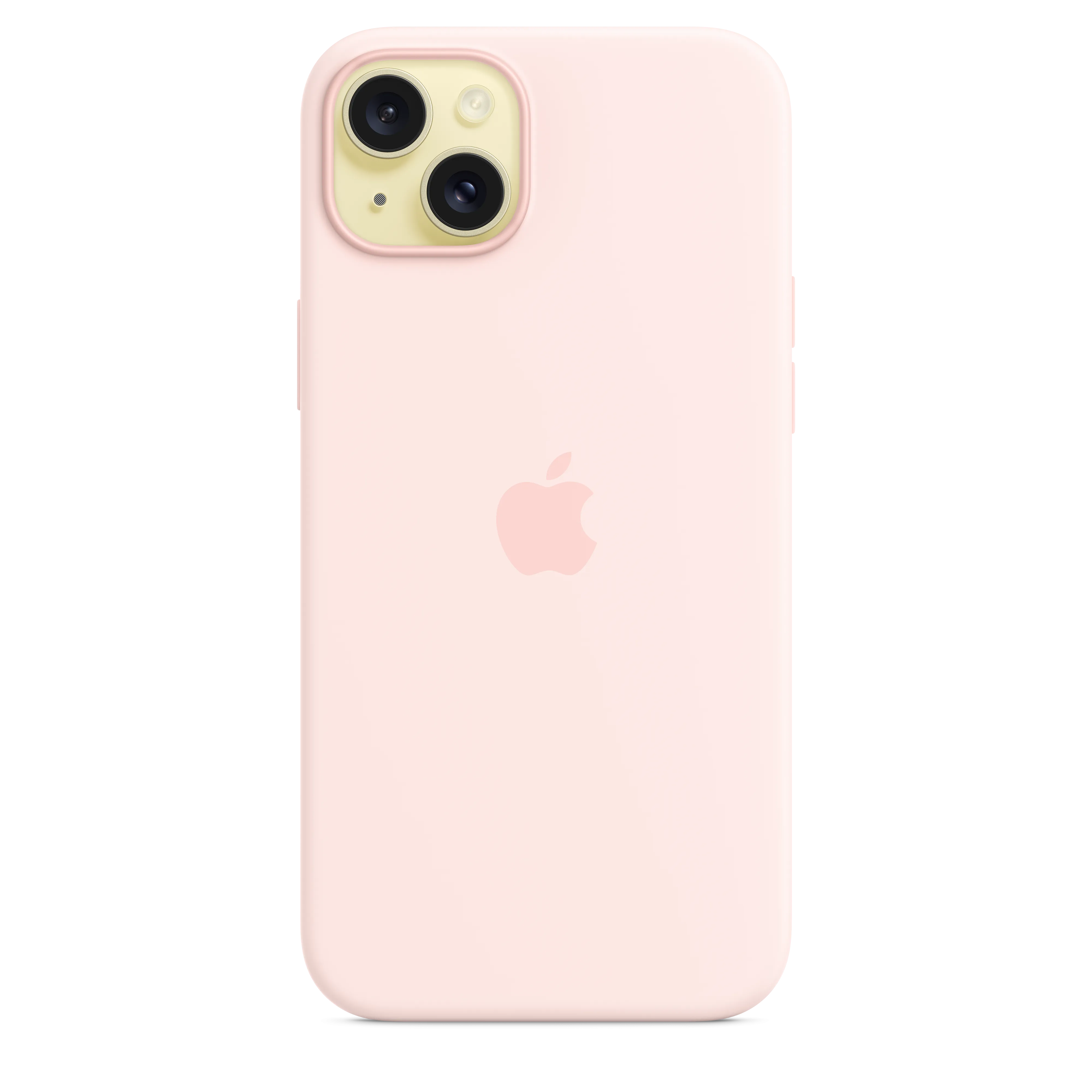 iPhone 15 Plus Silicone Case with MagSafe - Light Pink