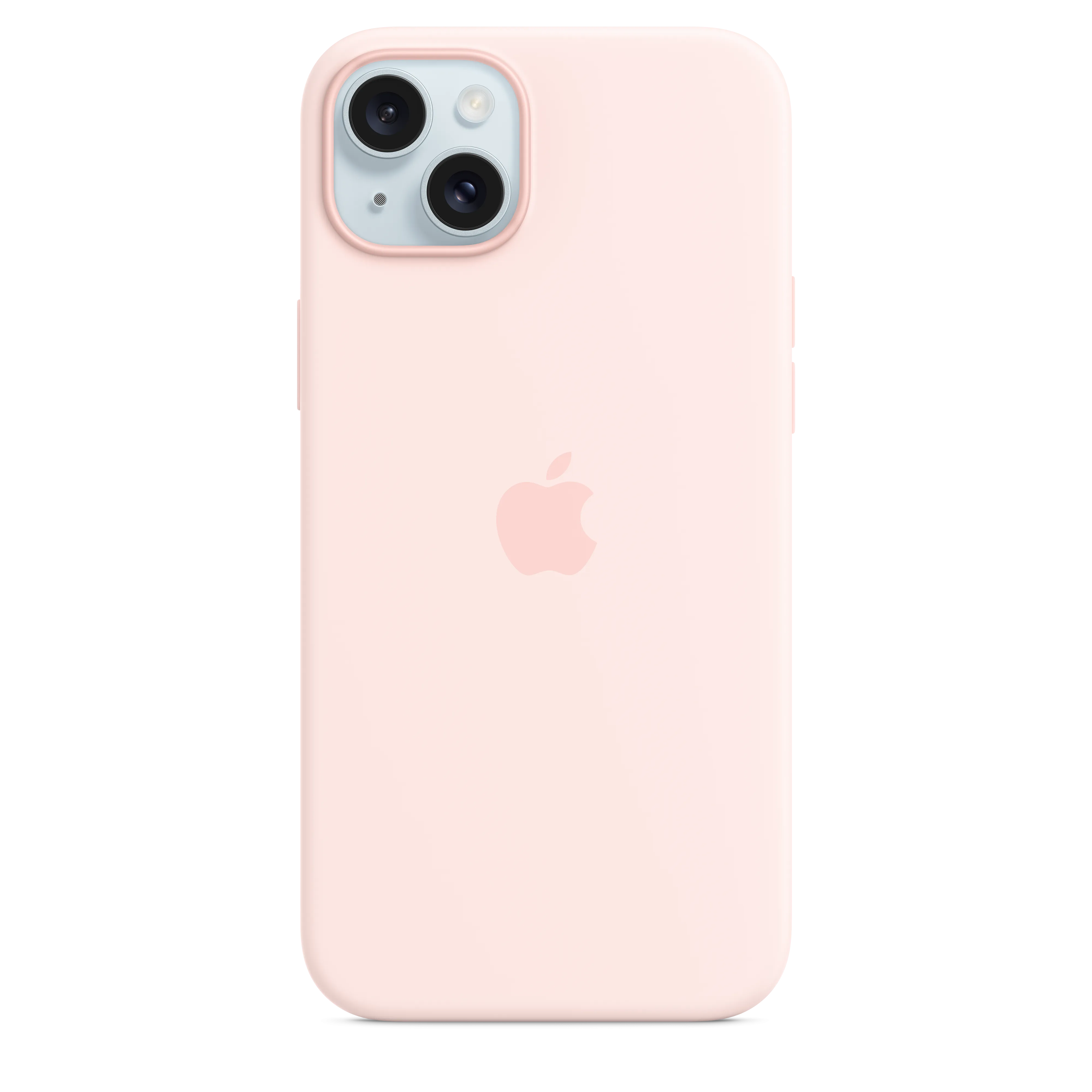 iPhone 15 Plus Silicone Case with MagSafe - Light Pink