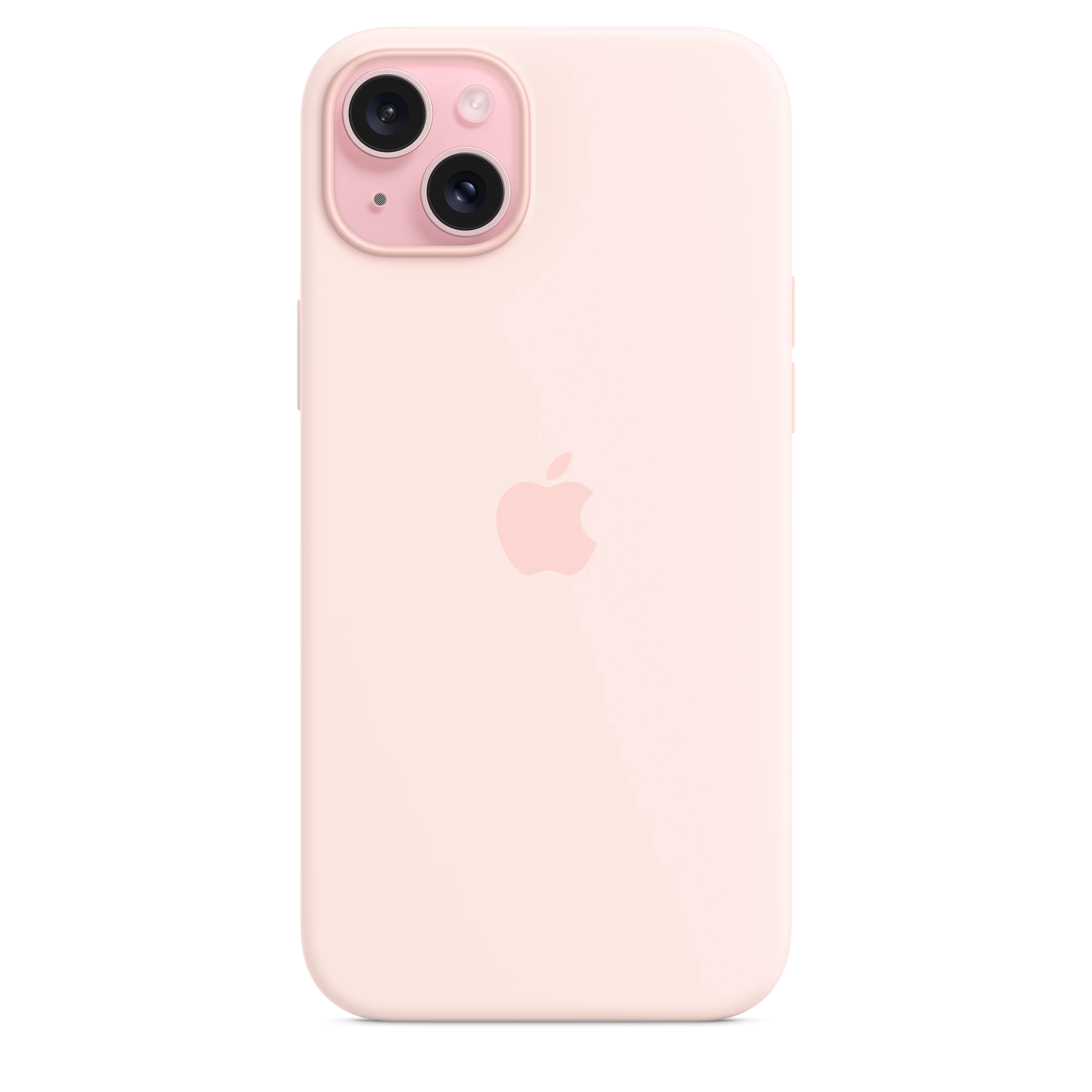 iPhone 15 Plus Silicone Case with MagSafe - Light Pink