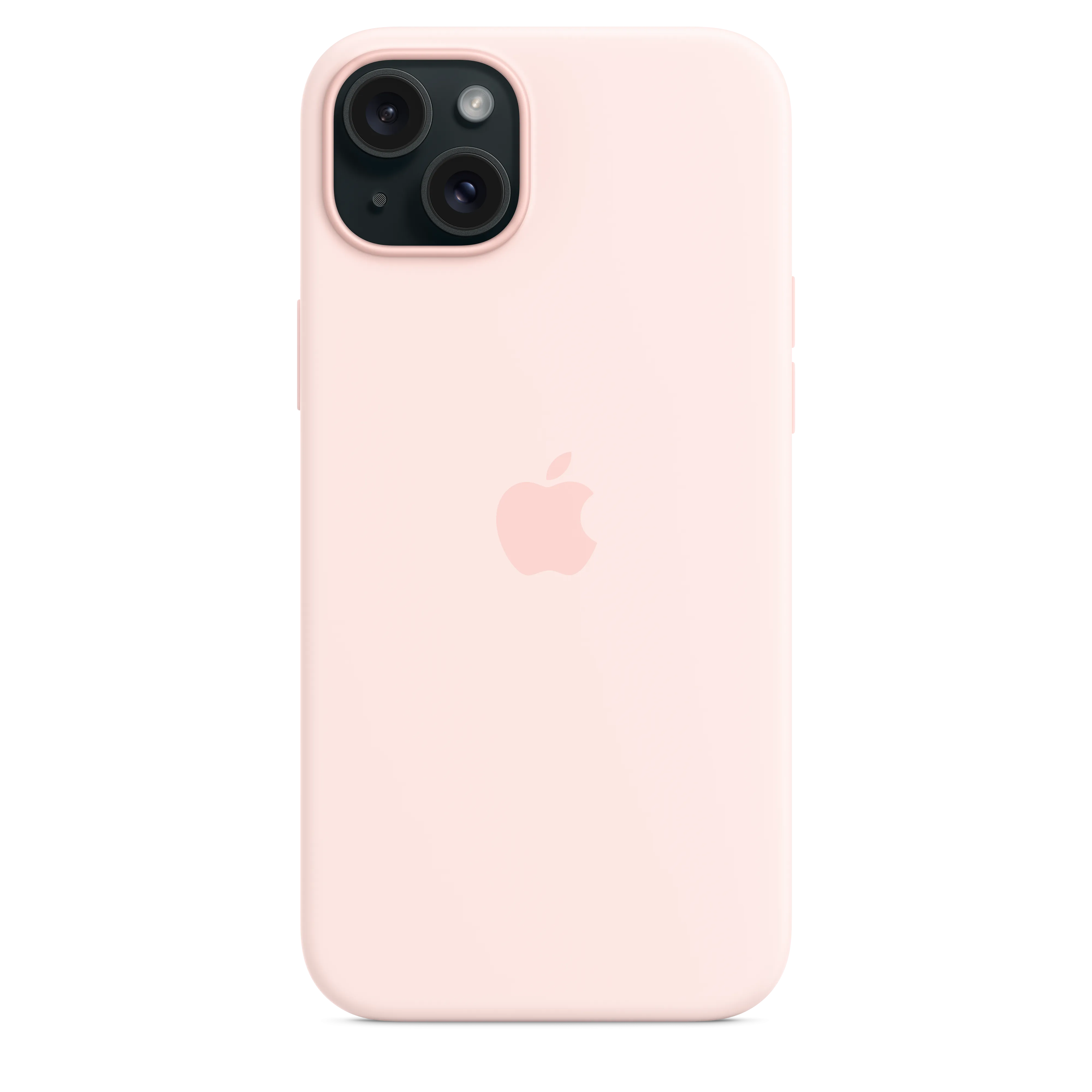 iPhone 15 Plus Silicone Case with MagSafe - Light Pink