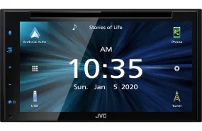 JVC 6.8" DVD with Bluetooth, Apple Carplay, Android Auto