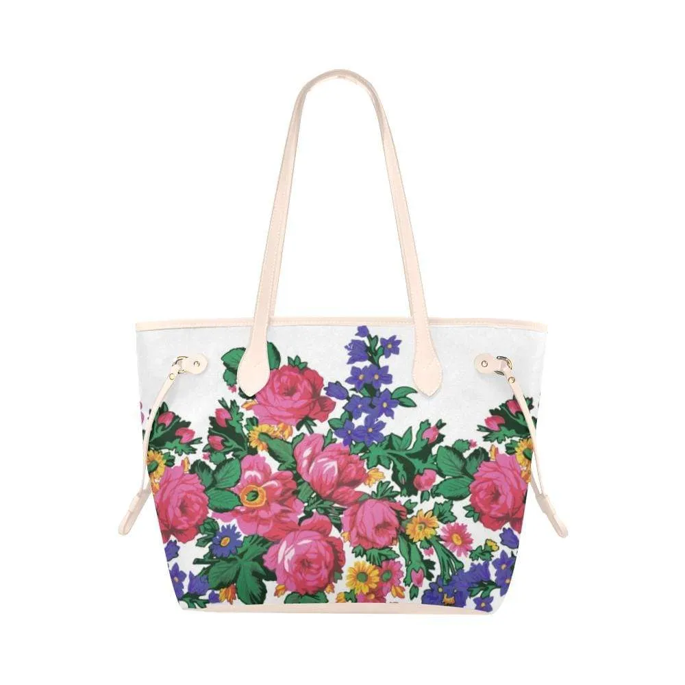 Kokum's Revenge-White Clover Canvas Tote Bag