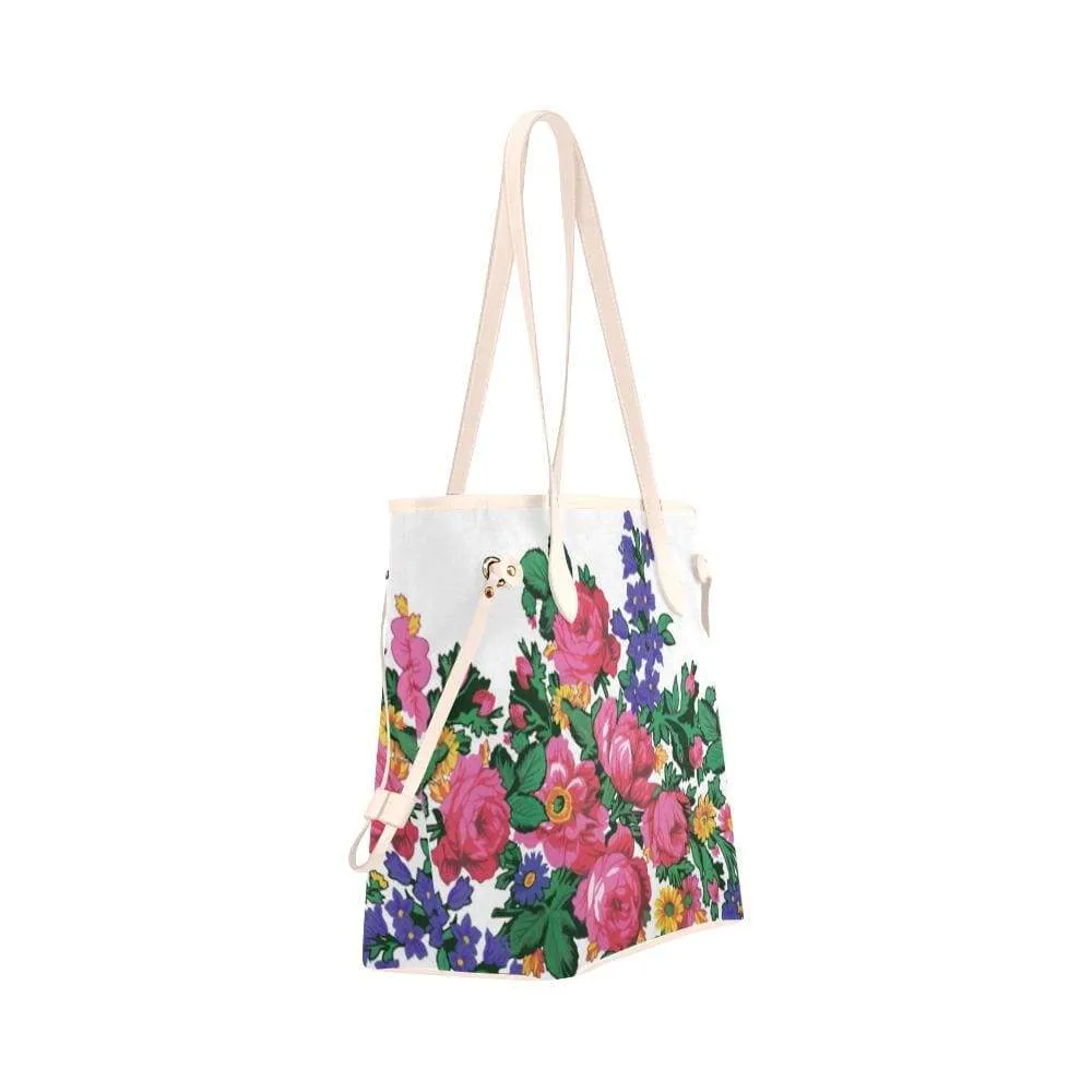 Kokum's Revenge-White Clover Canvas Tote Bag