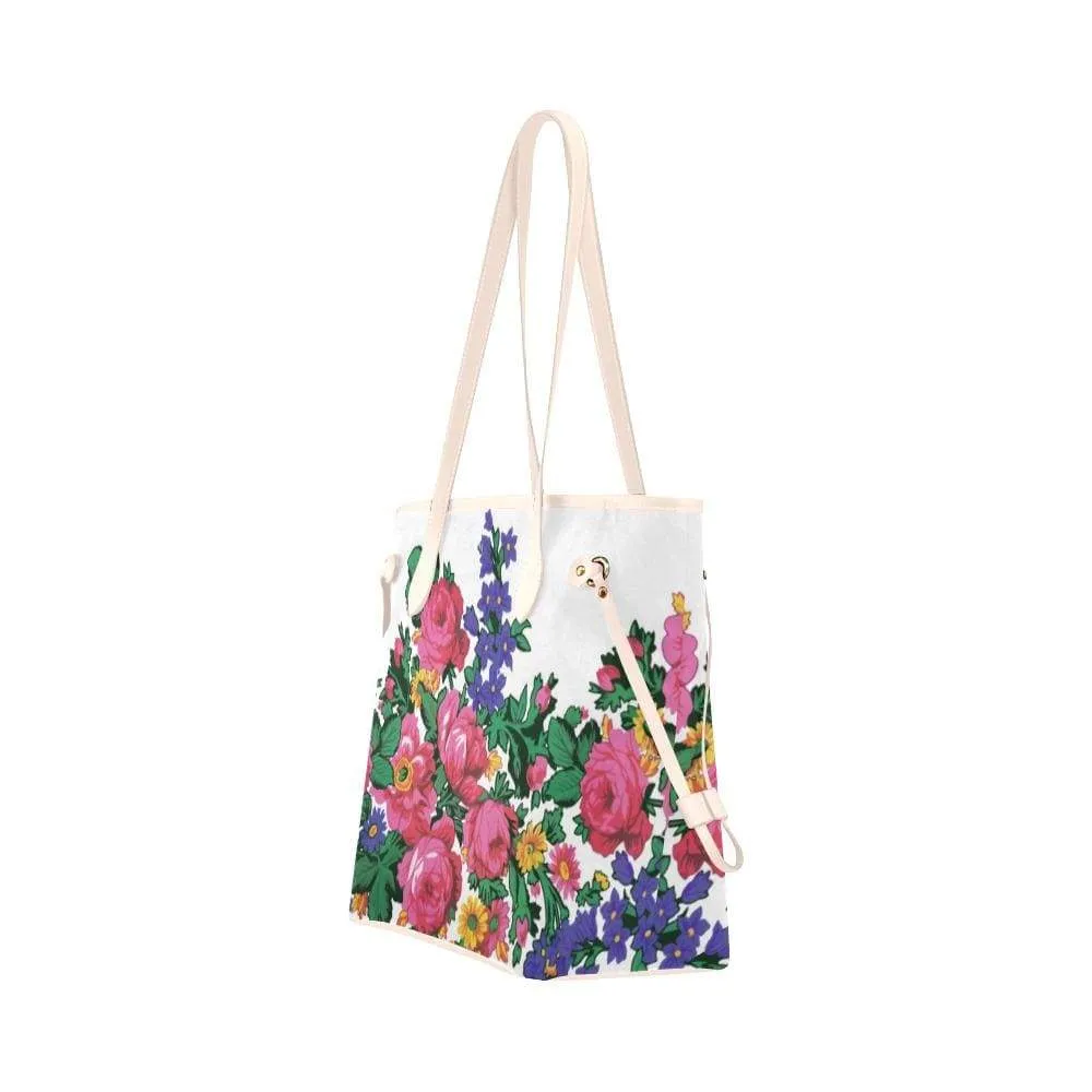 Kokum's Revenge-White Clover Canvas Tote Bag