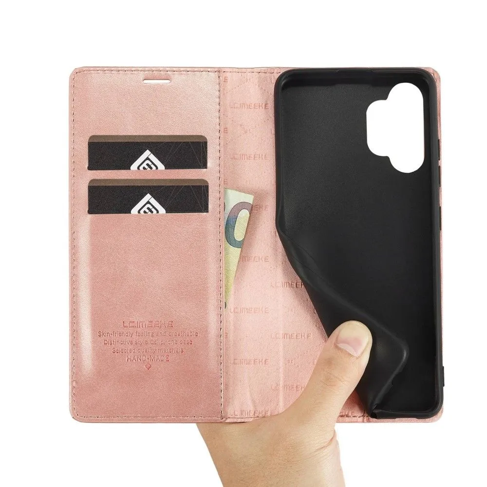 LC.IMEEKE Samsung Galaxy A73 Flip Case - Pink