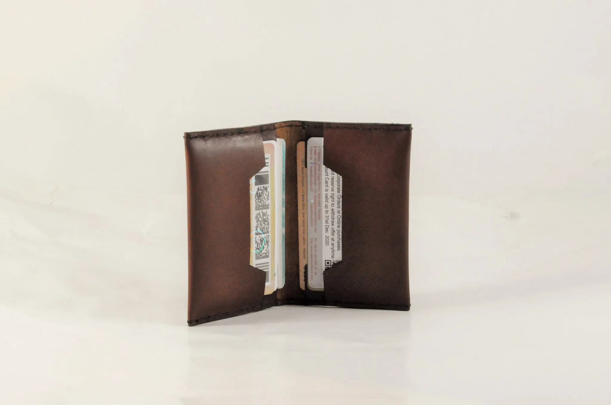 Leather Bifold Card Wallet