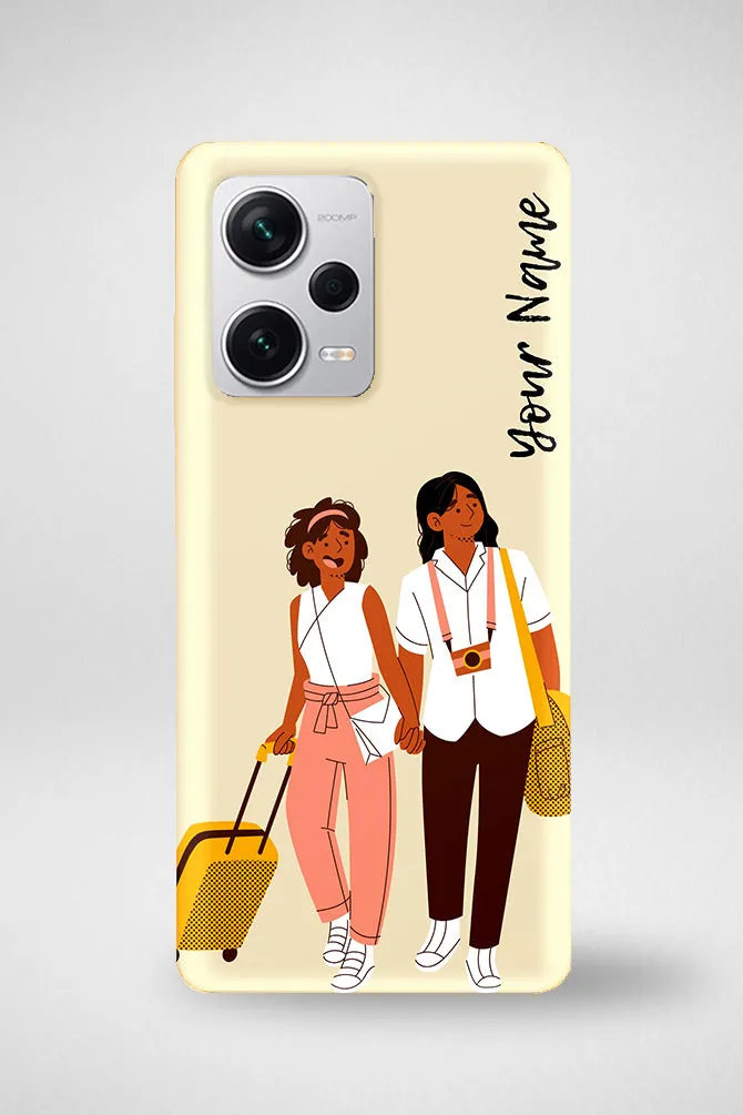 Let's Go Travel Customized Hard Mobile Case - iPhone, Samsung, OnePlus & Xiaomi