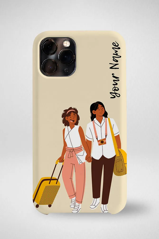 Let's Go Travel Customized Hard Mobile Case - iPhone, Samsung, OnePlus & Xiaomi