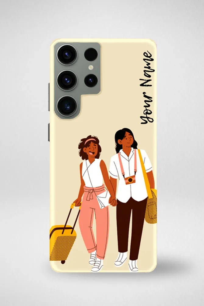 Let's Go Travel Customized Hard Mobile Case - iPhone, Samsung, OnePlus & Xiaomi