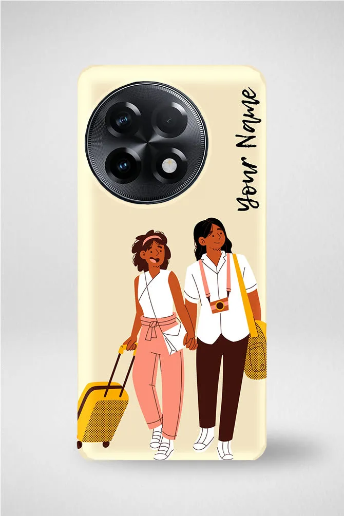 Let's Go Travel Customized Hard Mobile Case - iPhone, Samsung, OnePlus & Xiaomi