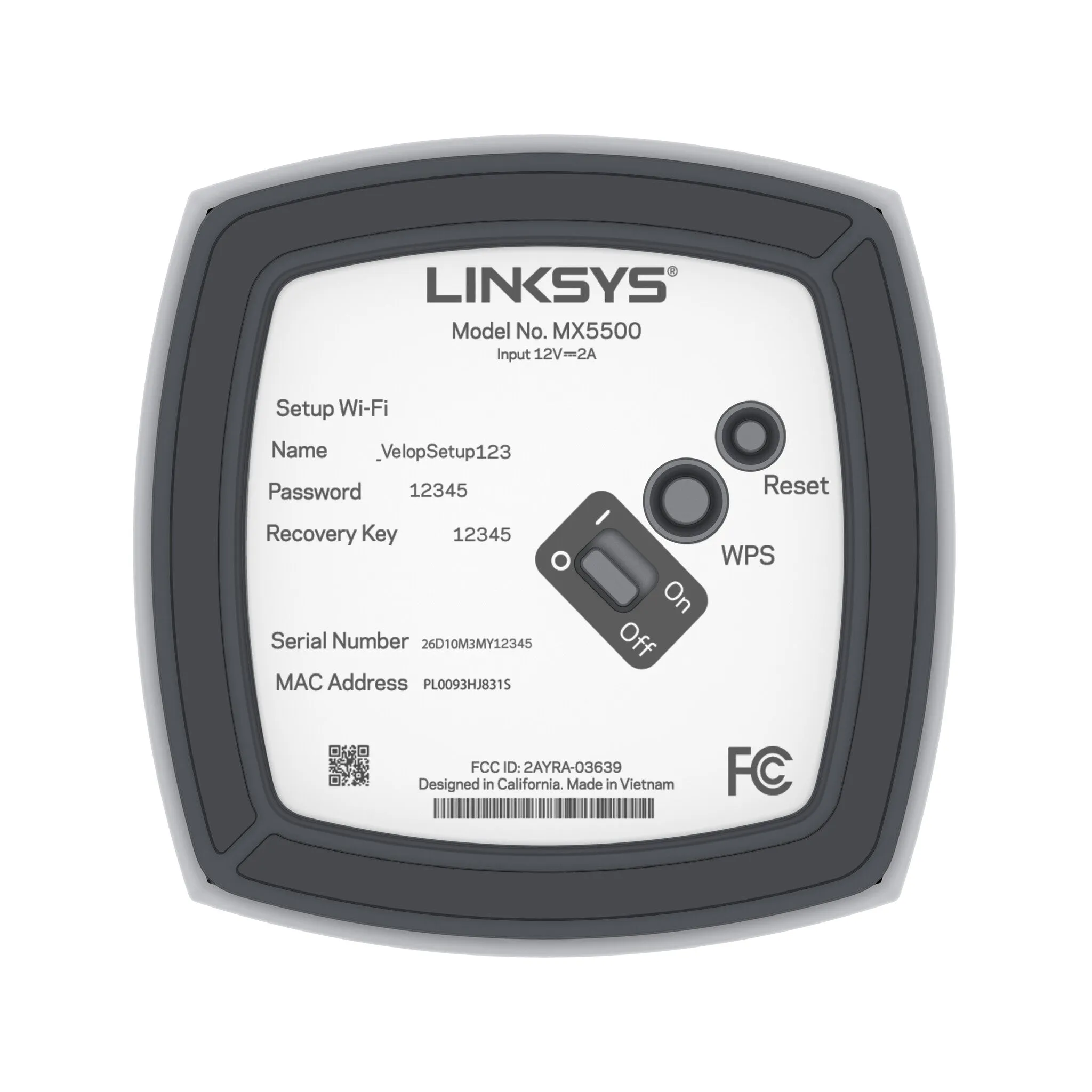 Linksys AX5400 Whole Home Mesh WiFi 6 Dual‑Band System, 1-pack