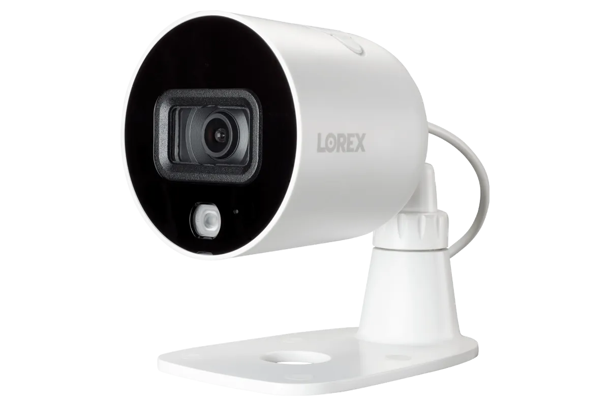 Lorex Smart Home Security Center with Two 1080p Outdoor Wi-Fi Cameras and Wi-Fi Floodlight Camera