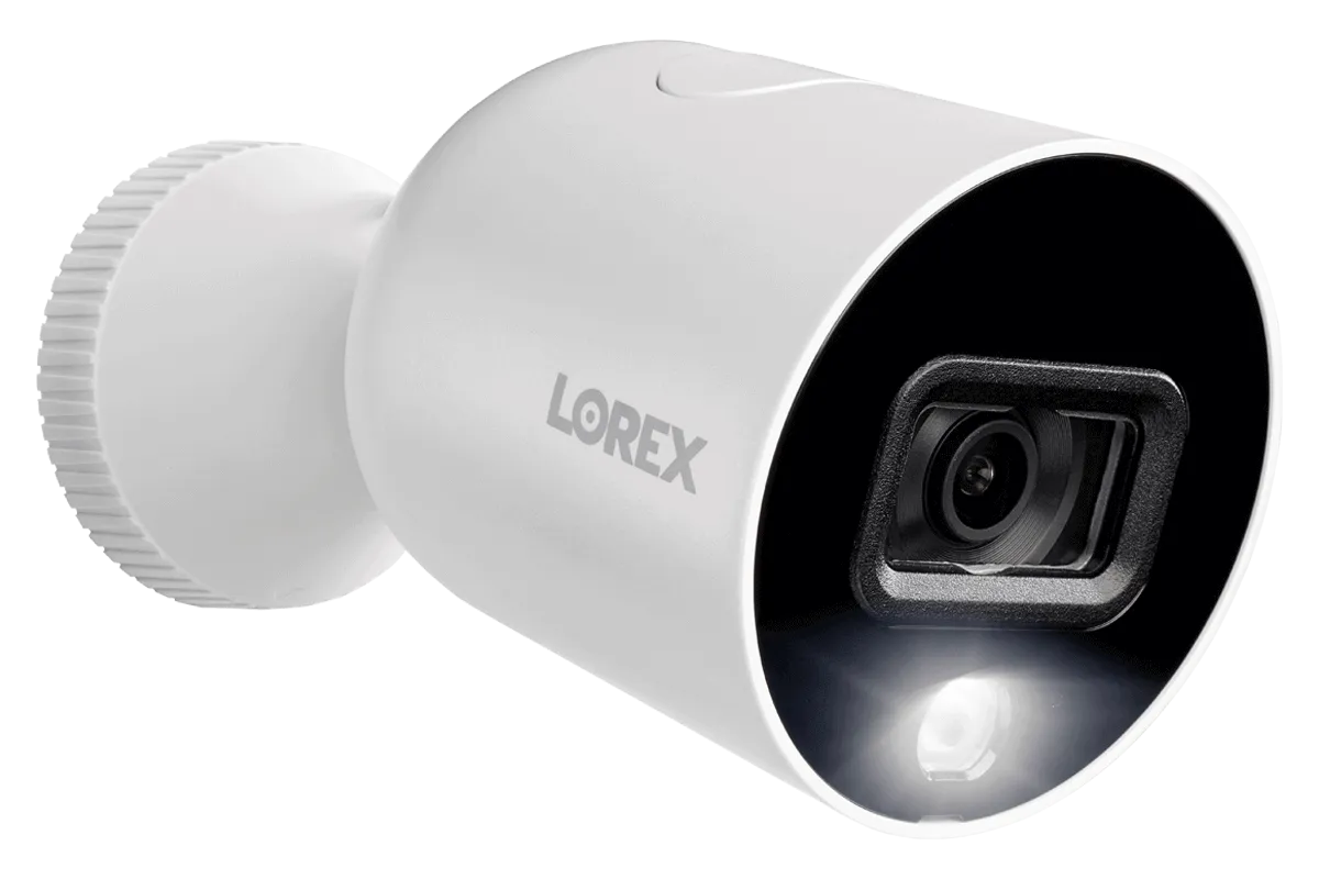 Lorex Smart Home Security Center with Two 1080p Outdoor Wi-Fi Cameras and Wi-Fi Floodlight Camera