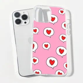 LoveNote Clear Silicone Phone Cover