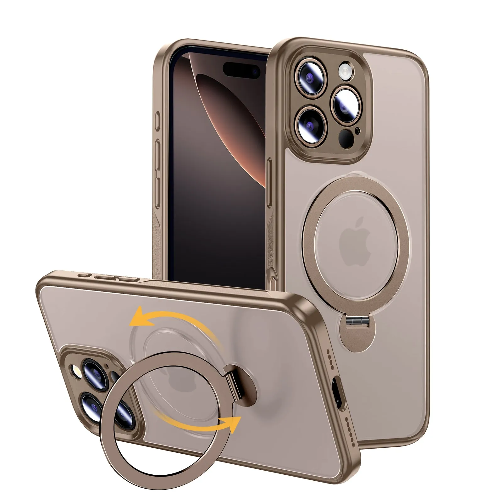 MAGIC JOHN 360° Invisible Magnetic Stand Phone Case