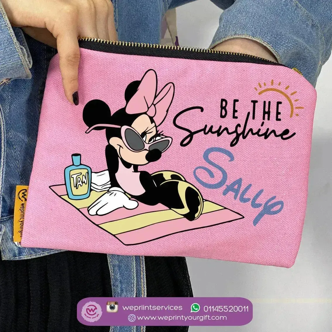 Makeup & Pencil Case-Minnie Mouse -Summer