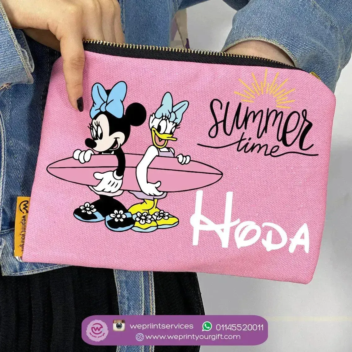 Makeup & Pencil Case-Minnie Mouse -Summer