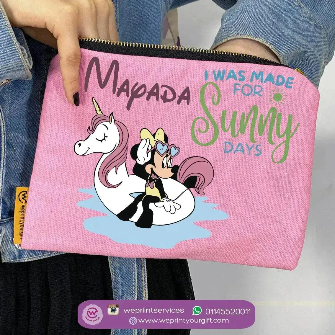 Makeup & Pencil Case-Minnie Mouse -Summer