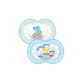 MAM Classic Silicone Soothers 12 Plus Months x 2