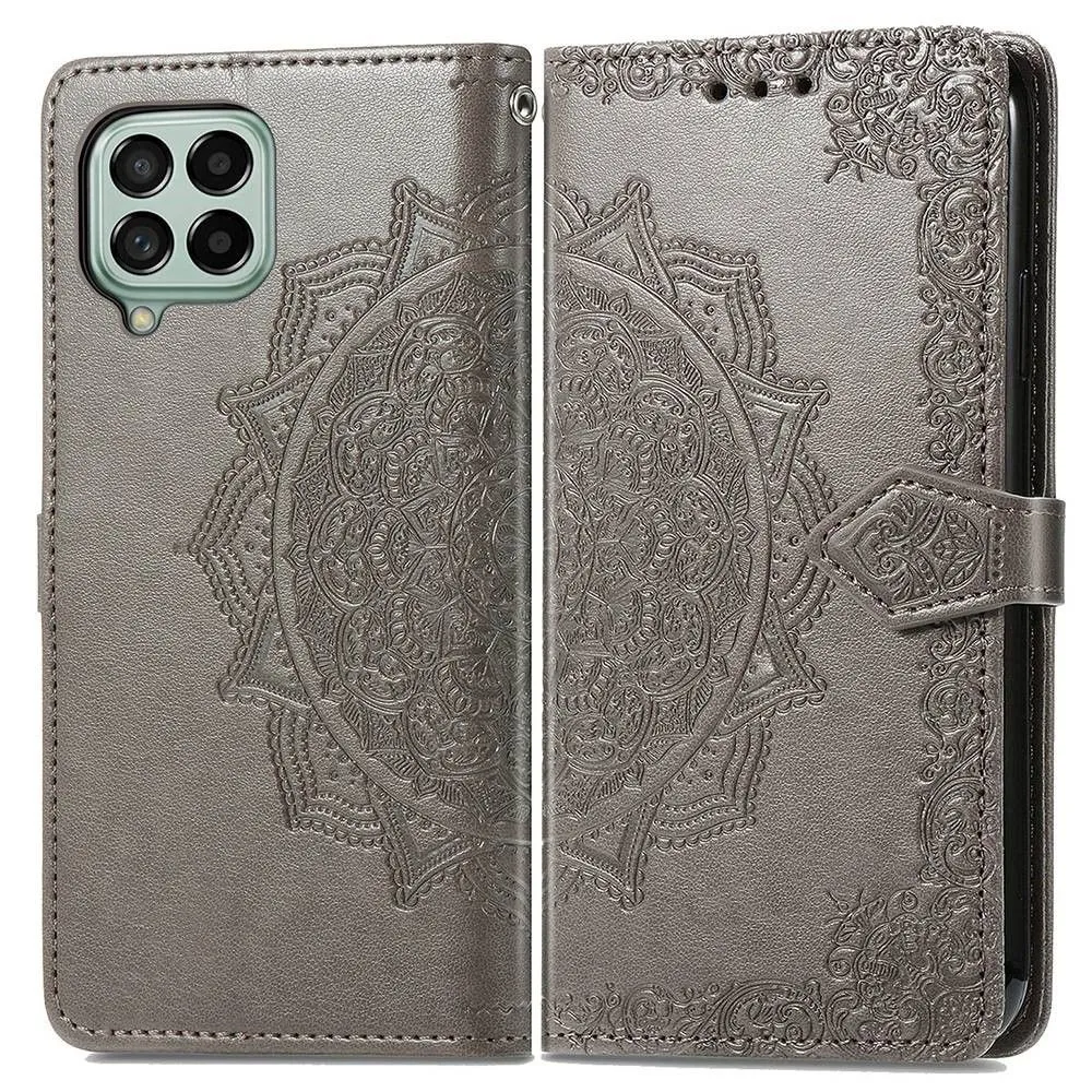 Mandala Samsung Galaxy M53 5G Flip case - Grey