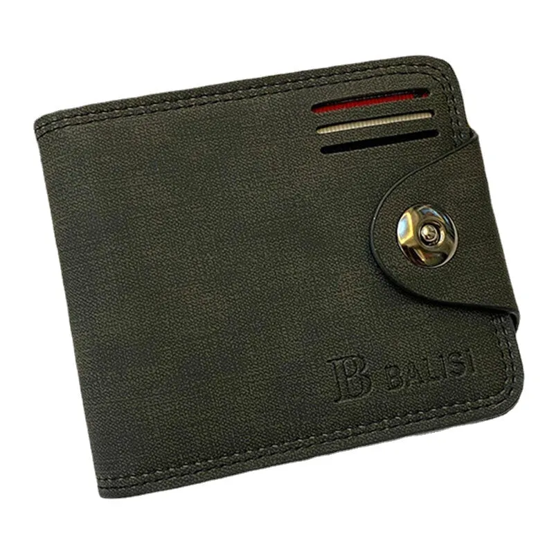 Men PU Leather Large Capacity Multi-card Slot Card Holder Money Clip Driver License Wallet