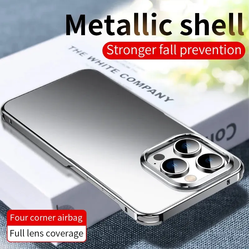 Metal Aluminium Alloy Ultra Thin Frosting Phone Case For iPhone