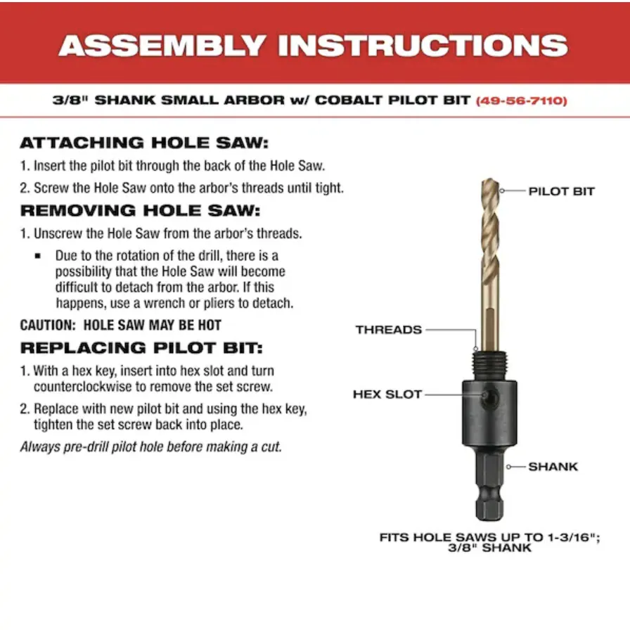 Milwaukee 49-22-4029 HOLE DOZER™ Bi-Metal Hole Saw Kit