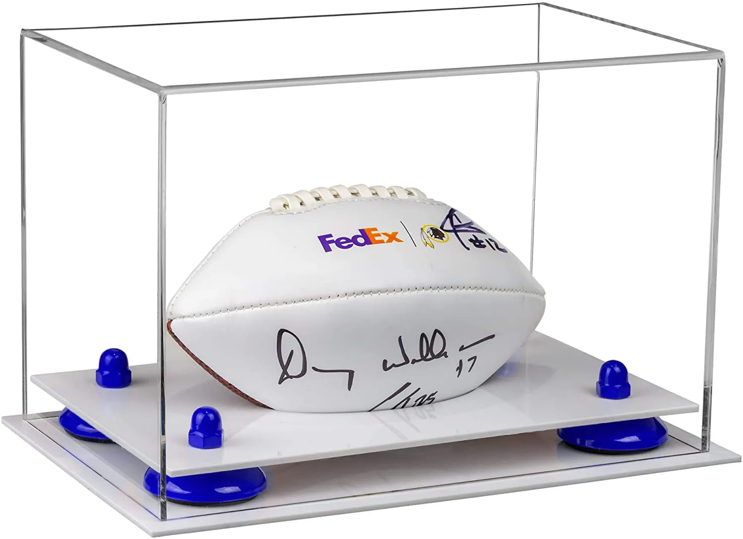 Mini/Miniature (not Full Size) Football Display Case - Clear (B43/A005)