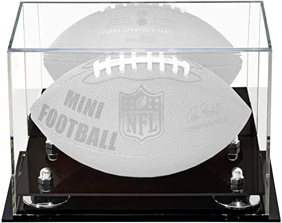 Mini/Miniature (not Full Size) Football Display Case Mirror Wall Mounts (B43/A005)