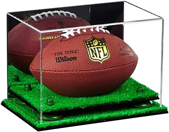 Mini/Miniature (not Full Size) Football Display Case Mirror Wall Mounts (B43/A005)