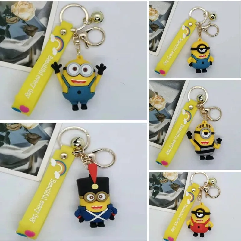 Minion Army Soldier | Silicone Lanyard Keychain |