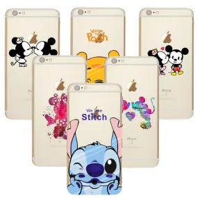 Minnie Case for Coque iPhone X 8 7S 5S SE 6 6S 7 Plus Silicon for Samsung Galaxy S3 S5 S6 S7 Edge S8 Plus J3 J5 A3 A5 2016 2017