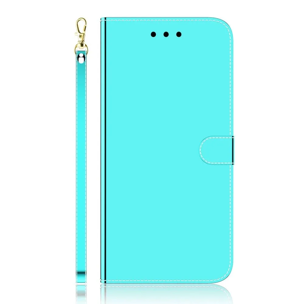 Mirror Samsung Galaxy A03 Core flip case - Cyan