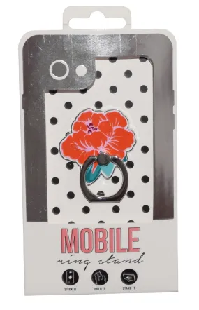 Mobile Phone Ring Orange Flower