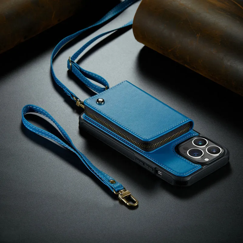 Multi-function Card Bag PU Leather Phone Case For IPhone