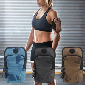 Multi-functional Sports Armband Waterproof Phone Bag, Random Color Delivery