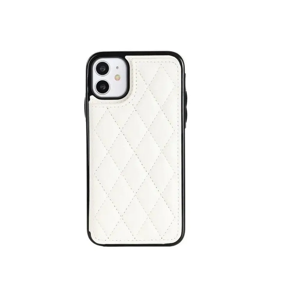 Multifunctional Wallet Mobile Phone Case for Apple  iPhone 12 Pro- White