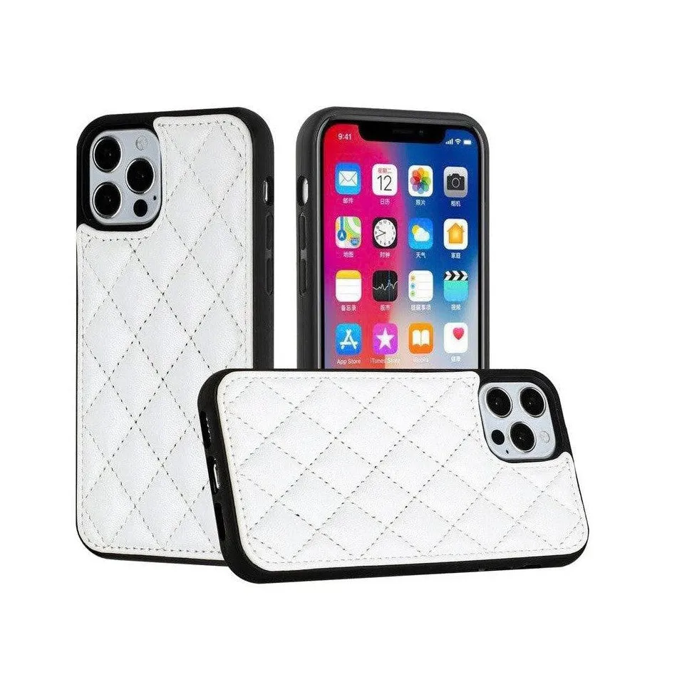 Multifunctional Wallet Mobile Phone Case for Apple  iPhone 12 Pro- White